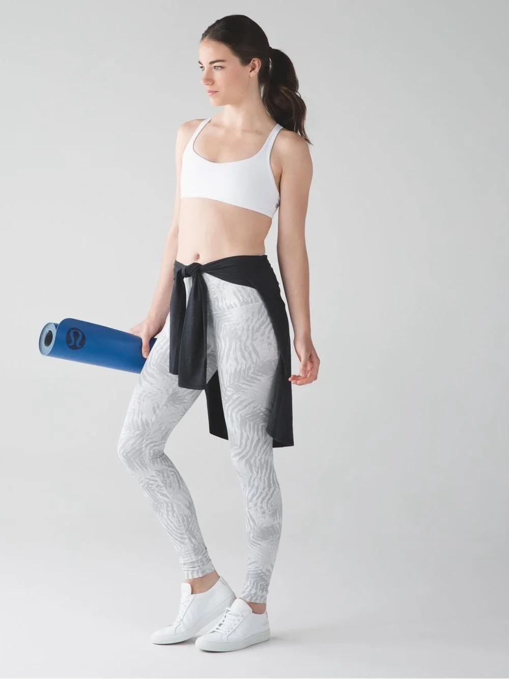 lululemon athletica Gray Camo High-Rise Leggings Wunder under